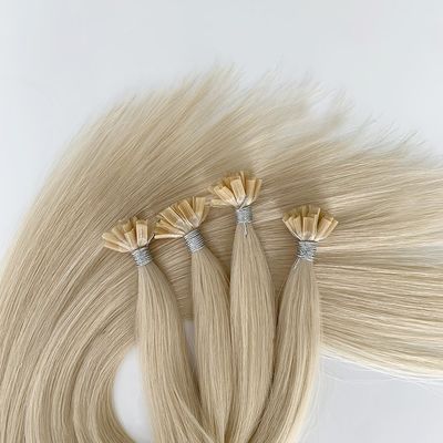 Double Drawn Italian Prebonded Human Hair Extensions I Tip U Tip Professional Grade