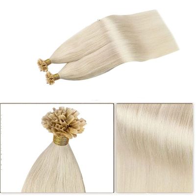Double Drawn Italian Prebonded Human Hair Extensions I Tip U Tip Professional Grade