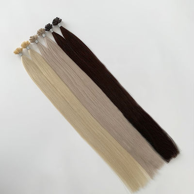 Russian Keratin U Tip Human Hair Extensions Raw Virgin Double Drawn Remy Shipping Cost