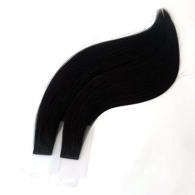 Human Hair Tape in Extensions for Reusable Seamless Invisible Hair Extensions