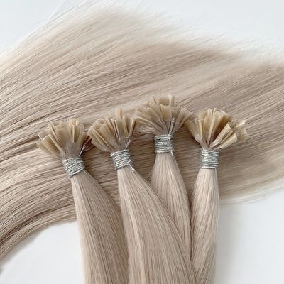 Italian Keratin Glue Bond U Tip Human Hair Extensions Double Drawn Remy Brazilian Hair