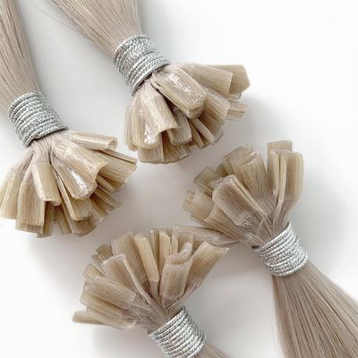Italian Keratin Glue Bond U Tip Human Hair Extensions Double Drawn Remy Brazilian Hair