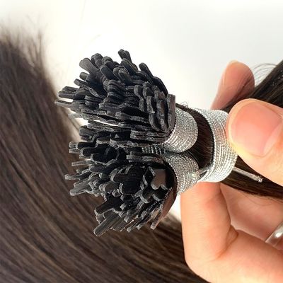 Brazilian Virgin Human Hair Y Tip Dropshipping Hair Extension with Double Drawn Ratio