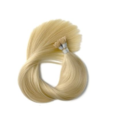Dyeable Russian Blonde Color Y Tip Human Hair Extensions for Promotion Customization