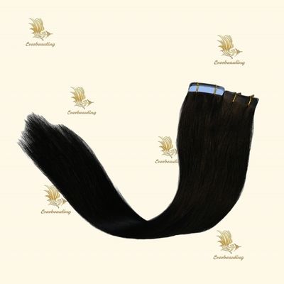 Human Hair Double Drawn Vietnam Remy Cuticle Aligned Raw Invisible Tape in Hair Extensions