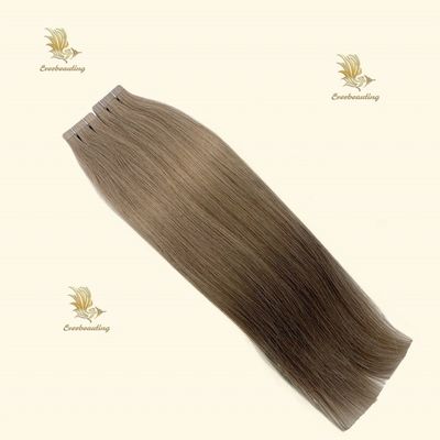 Human Hair Double Drawn Vietnam Remy Cuticle Aligned Raw Invisible Tape in Hair Extensions