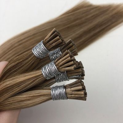16-24&quot; Remy Human Hair I Tip Keratin Stick Hair Extension for Muti-Color Straight Hair