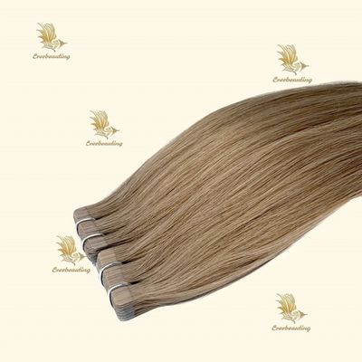 Russian Hair Weft Tape Hair Extensions Customized Request Double Drawn Remy Hair