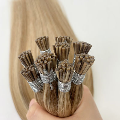 12 Inch to 28 Inch Length Package Gross Weight 0.300kg Russian Double Drawn I Tip Hair