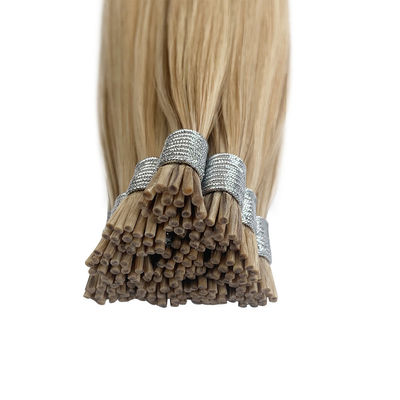 18inch Cuticle Aligned I-Tip Human Hair Extensions 18inch Hair Length