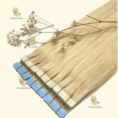 20inch Blonde Color Tape Hair Extensions with 3 Month Tapes Life and Lightweight Feel