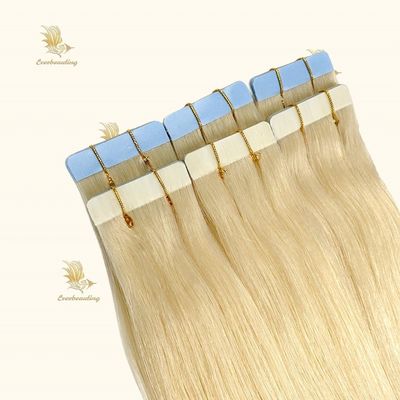 20inch Blonde Color Tape Hair Extensions with 3 Month Tapes Life and Lightweight Feel