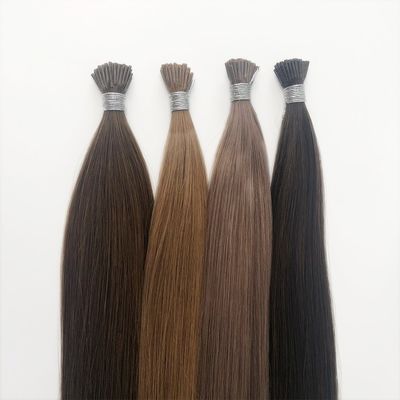 Keratin Micro Link Raw Virgin Hair Pre Bonded I Tip Hair Extensions for Dyeable Hair