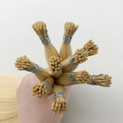 Keratin Micro Link Raw Virgin Hair Pre Bonded I Tip Hair Extensions for Dyeable Hair