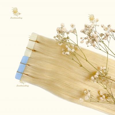 12A Grade Blonde Color Tape Hair Extensions No Tangle and Affordable for Tangle-Free Hair