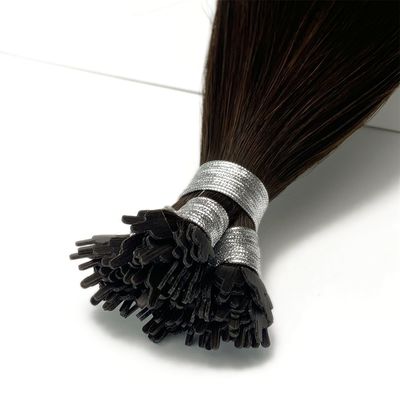 Shipping Aramex 100% Remy Unprocessed Human Hair Fan Y Tip Hair Extensions Straight Style