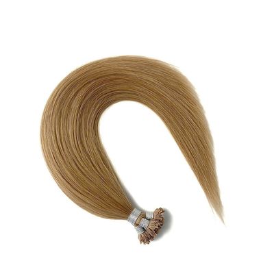 Cuticle Aligned Human Keratin Y/Fan Tip Hair Extensions with Dyeable YTIP-231012