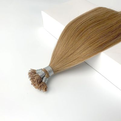 Russian Pre Bonded Y Tip Human Hair Extensions 0.300kg Gross Weight Double Drawn Ratio