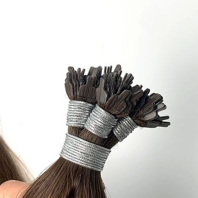 Y Tip Jet Black Natural Color Vietnamese Hair Keratin Extensions 12-28 Inch Length