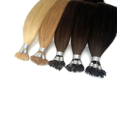 Cuticle Aligned Remy Full Cuticle Flat and Stick Fan Tip Hair for Different Hair Types