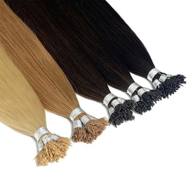 Cuticle Aligned Remy Full Cuticle Flat and Stick Fan Tip Hair for Different Hair Types