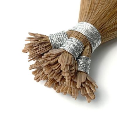 18inch Virgin Remy Thick End Keratin Fan Tip Hair Extension with 0.300kg Gross Weight