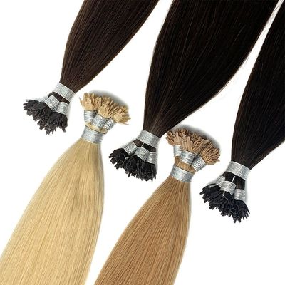 V-Tip Fan Tip Hair Extension Made of Double Drawn Remy Hair for Quick DHL Shipping
