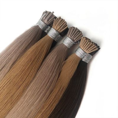 100% Human Hair Extensions Remy Russian I-Tip Muti-Color Satisfaction Guaranteed