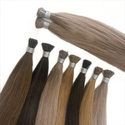 100% Human Hair Extensions Remy Russian I-Tip Muti-Color Satisfaction Guaranteed