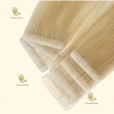Long Russian Double Drawn Cuticle Aligned Hair Stick Pre-Bonded Tape in Invisible Weft