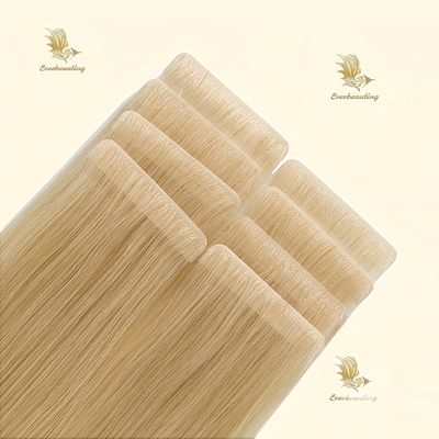 2024 Trend 100% Human Hair Russian Double Drawn Cuticle Aligned Hair Invisible PU Tape in Weft