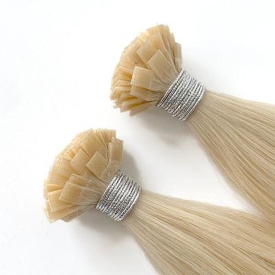 Pre-Bonded Type Hair Connector Double Drawn Remy Flat Tip Bond European Human Hair