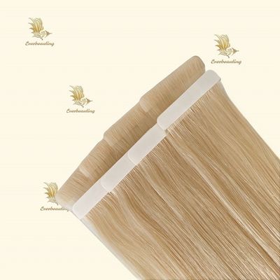 Double Drawn Raw Russian Injection Tape Human Hair Extensions with Customized Request