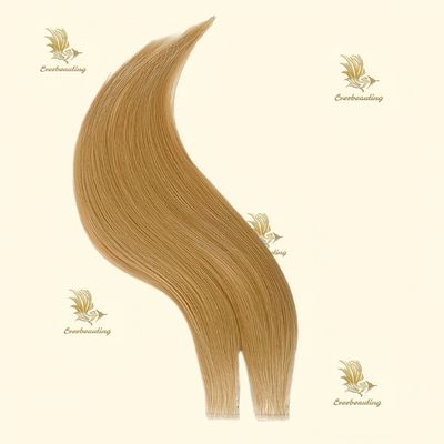 Customization Pre-Bonded Style Blonde Russian Hair Remy Tape in Extensions Human Hair