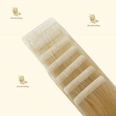 Pre-Bonded Style Tape Invisible Tape Human Hair Extensions with Thick and Seamless Ends