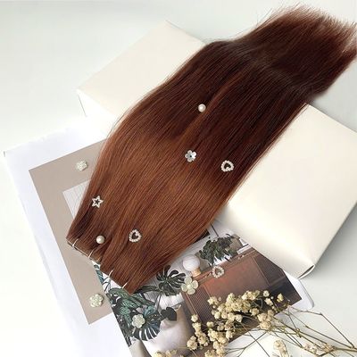 30-Day Return Refunds Straight Raw Hair Invisible Tape in Human Hair Extension