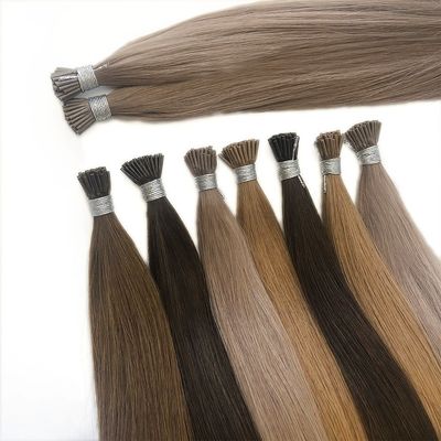 Ring-X Pre-Bonded Muti-Color Russian Human Hair Micro Ring I Tip Hair Extensions Durable