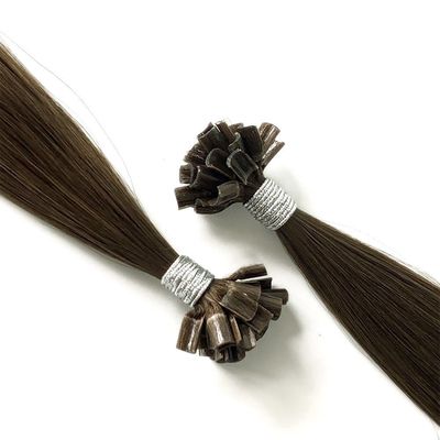 Double Drawn Ratio Pre Bonded Keratin Hair Extensions 1g/strand U/Nail Tip Remy Human Hair