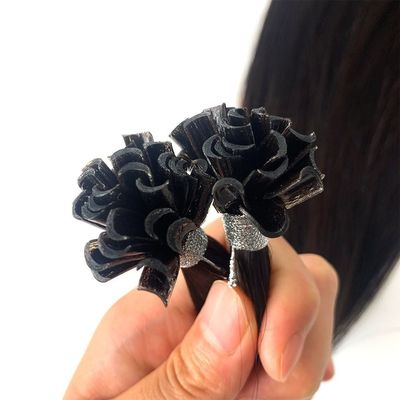 Double Drawn Human Hair Extensions Muti-Color Brazilian Hair Pre-Bonded Keratin Hair