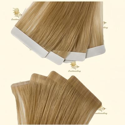 Return refunds 100% Full Cuticle Tape-Ins Hair Remy Sticker Slim Tape in Hair Extensions