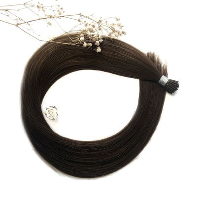 Remy Human Hair 12 Inch 30 Inch Black Keratin I Tip Hair Extension for Itip-2405021