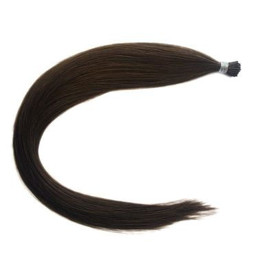 Remy Human Hair 12 Inch 30 Inch Black Keratin I Tip Hair Extension for Itip-2405021