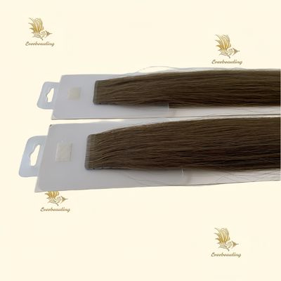 Customize Color Human Hair Extension Slim Tape Style Double Drawn Russian Remy Hair