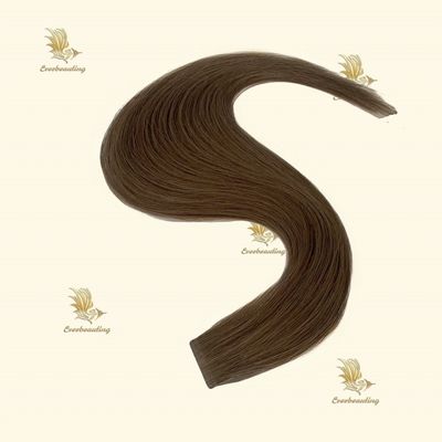 Customize Color Human Hair Extension Slim Tape Style Double Drawn Russian Remy Hair