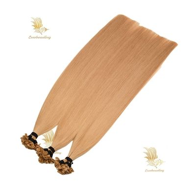 Double Drawn European Hair Flat Tip Extensions No Shedding and Quick Shipping Services