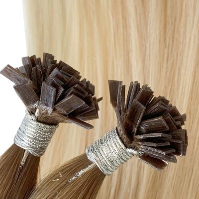 50.00cm * 8.00cm * 3.00cm Package Size Double Drawn Virgin Flat Tip Hair Extension