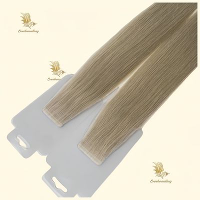 20inch Ash Blonde Color Russian Tape Hair Extension Seamless Tape in Extensions Human Hair