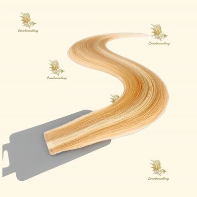 Virgin Cuticle Aligned Human Hair Tape in Hair Extension Top Grade Piano Highlight Color
