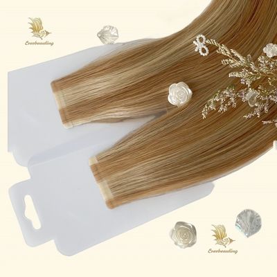 Virgin Cuticle Aligned Human Hair Tape in Hair Extension Top Grade Piano Highlight Color