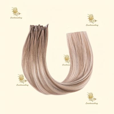 Slavic Hair Flat Tip Hair Extensions No Tangle Initial Payment Professional Grade